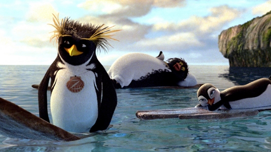 The characters from Surf's Up